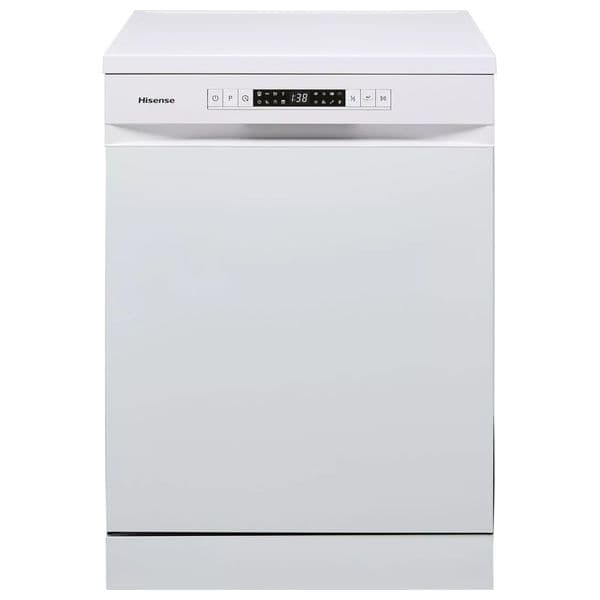 Hisense HS623E91W - Freestanding Dishwasher - 15 Set - 8 Programs - White